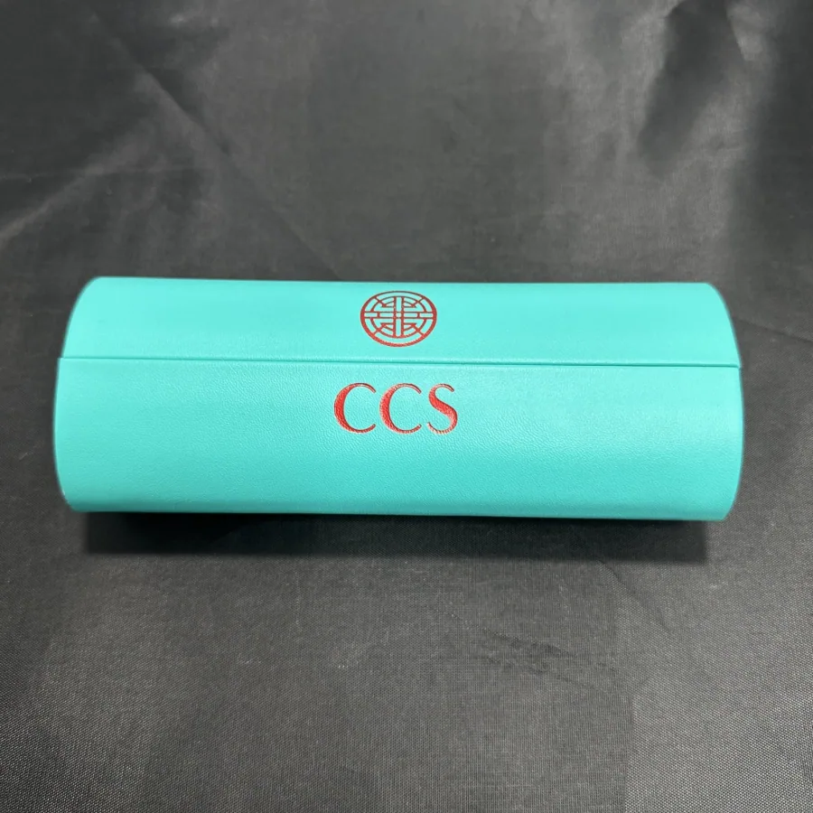 Coco Song Leather Eyeglass Teal CASE Only Authentic Clamshell