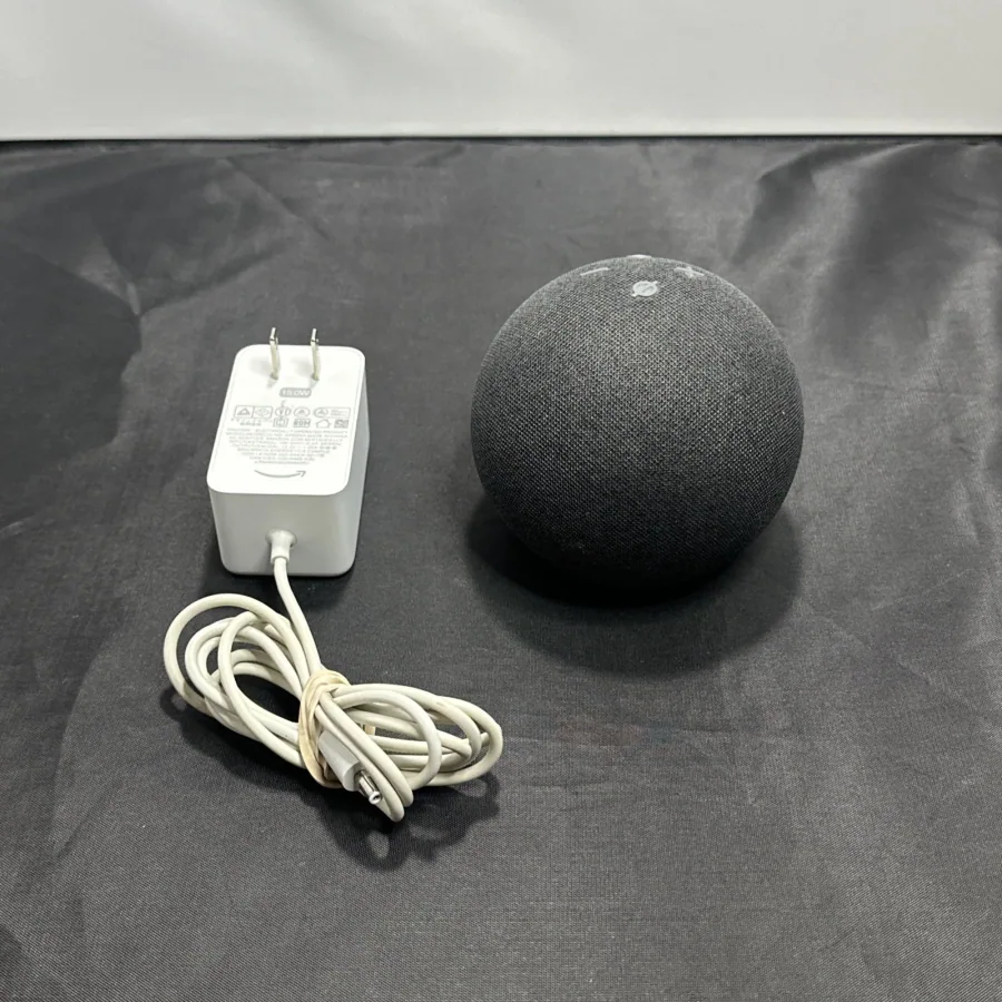 Amazon Echo Dot (4th Gen) Smart Speaker with Alexa B7W64E Charcoal Black W/Cord